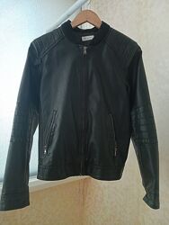 Шкіряна куртка, бомбер, кожаная куртка H&M