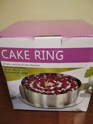 Кондитерське кільце нержавіюча сталь діаметр від 16 до 30 см