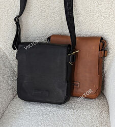  Мужская кожаная сумка Hill Burry 3200. Германия. Шкіряна сумка