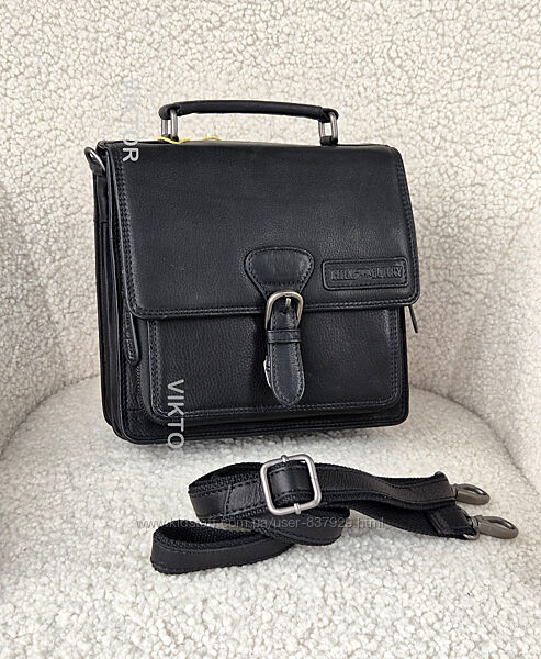 Мужская кожаная сумка Hill Burry 4004. Германия. Шкіряна сумка.