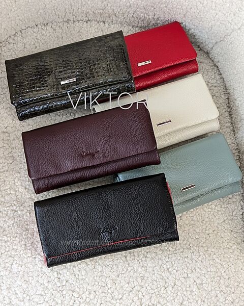 Кожаный женский кошелек KARYA 1159. Турция. Шкіряний гаманець