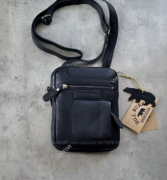 Мужская кожаная сумка Hill Burry 1874. Германия. Шкіряна сумка.