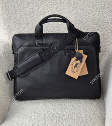 Кожаная сумка мужская для ноутбука Hill Burry 3122. Германия. Шкіряна сумка