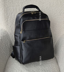  Кожаный рюкзак VERA PELLE для ноутбука большой Шкіряний рюкзак
