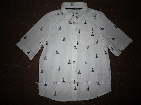 Рубашка белая M&S 3-4 года