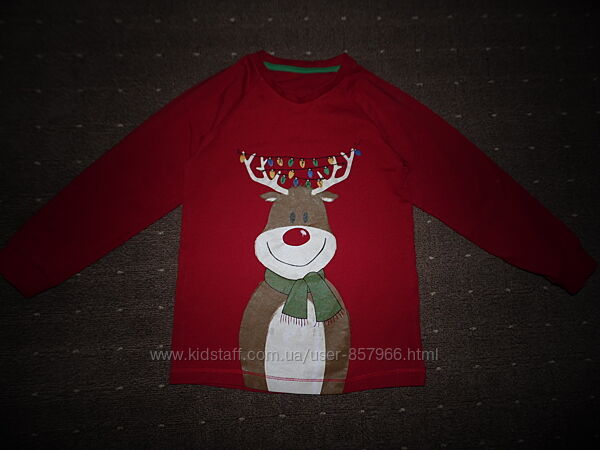 Реглан новогодний 5-6 лет