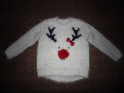 Новогодний свитер 12-18 мес.