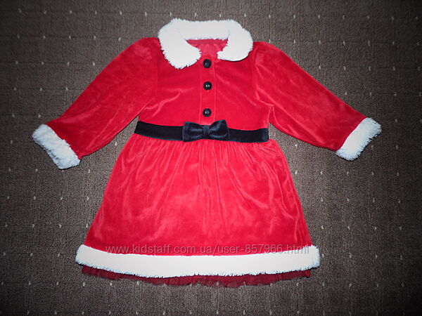 Новогоднее платье M&S 12-18 мес.
