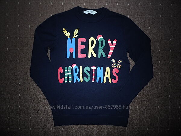 Новорічна кофта світер H&M 8-10 років