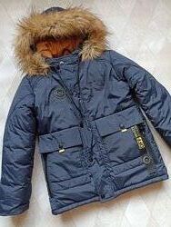 Якісна зимова підліткова куртка для хлопчика