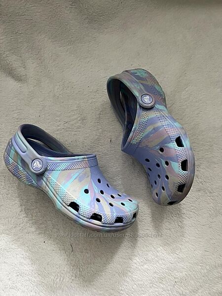 Кроксы фирмы crocs размер j2 по стельке 21-21,5 см наш 33-34