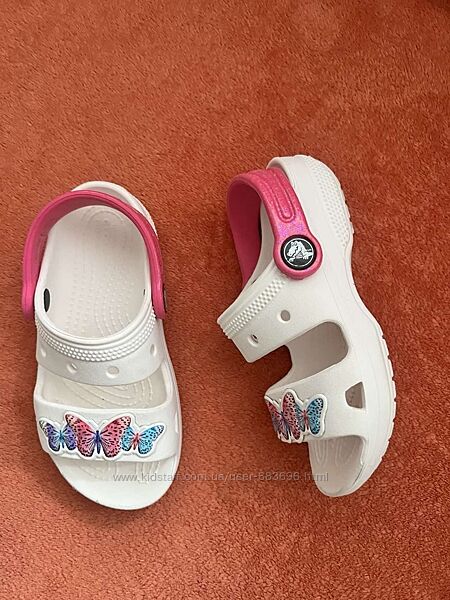 Босоножки фирмы Crocs размер C10 наш 27 внутри вся стелька 17 см.