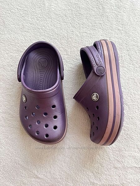 Кроксы фирмы crocs размер J1 наш 32-33 размер по стельке 20,5-21 см
