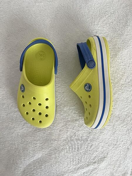 Кроксы фирмы Crocs размер C 10-11 по стельке 17,5-18 см.