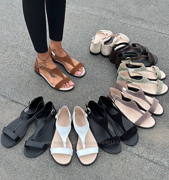 Сандалі босоніжки жіночі шкіряні 