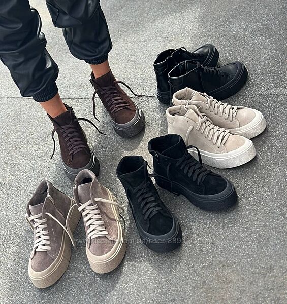 Демісезонні високі жіночі кеди черевики 36-41