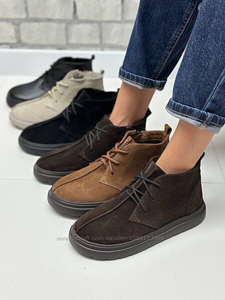 Жіночі демісезонні анатомічні черевики зі шнурками 36-41