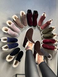 Зимові черевики хайтопи жіночі 32-41 замшеві