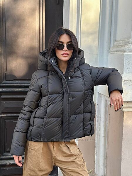 Жіноча зимова куртка 42-52 жіночий пуховик 