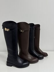 Жокейські зимові жіночі чоботи з ремінцем 36-41 
