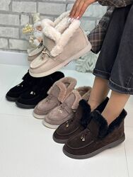 Зимові лофери з хутром 36-41