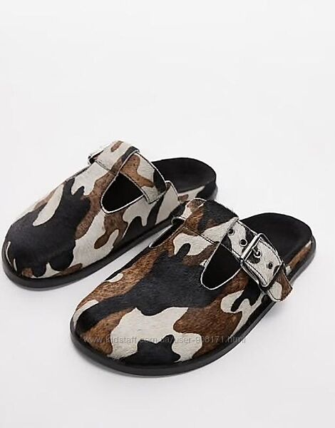 Трендовые animal print мюлы