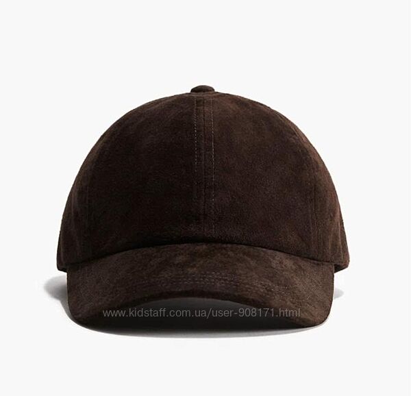 Замшева кепка