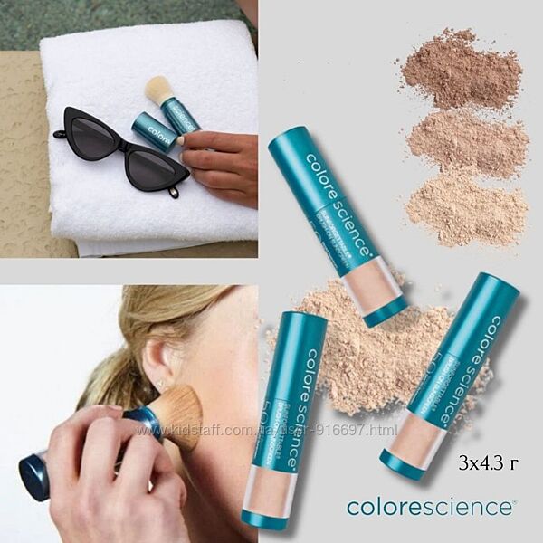 colorescience SPF 50 пудра пензлик кисть 4,3г Fair