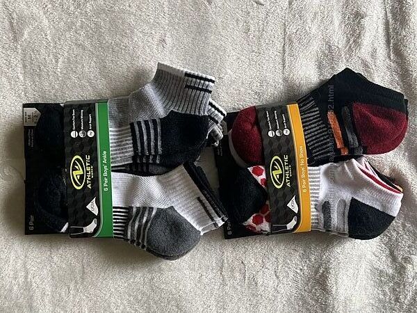 Дитячі шкарпетки Athletic 6 пар розмір М 9-2.5 на 7-10 років