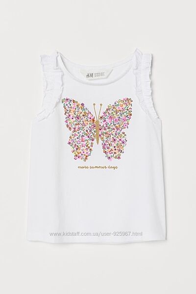 Топ майка H&M 2-4 8-10 років