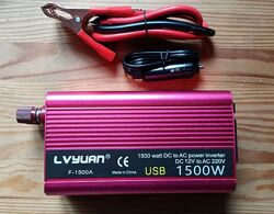 Преобразователь / Инвертор напряжения LVYUAN с 12 на 220 В - 1500 Вт