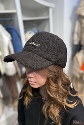 Бейсболка коричнева НА МОРОЗІ для дівчинки KENT&AVER