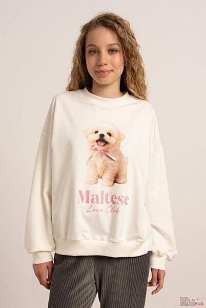 Світшот молочный Maltese LOCOLOCO