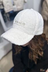 Бейсболка молочна ЩОСЬ НЕ ТЕ для дівчинки KENT&AVER