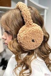 Навушники бежеві Teddy для дівчинки KENT&AVER