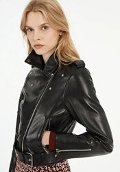 CLAUDIE PIERLOT. Paris. Байкерская женская кожаная куртка косуха. р. 38.
