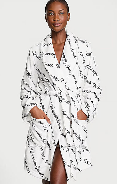 Халат теплий короткий Victorias Secret, розмір ХС/С оригінал