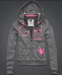 Очень теплая женская флиска, худи. флисовая  кофта GILLY HICKS Размер L