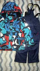 Зимняя куртка Reima полукомбез для мальчика на 6-7 лет р.116-122