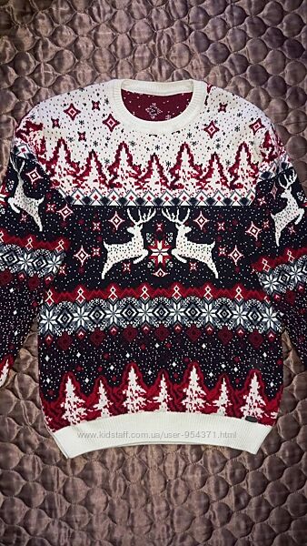 Яркий новогодний джемпер Club JU р-р S-M-L В идеале