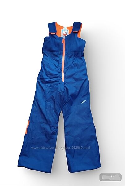 р. 116-128, Decathlon регулируемые лыжные термо-штаны полукомбинезон