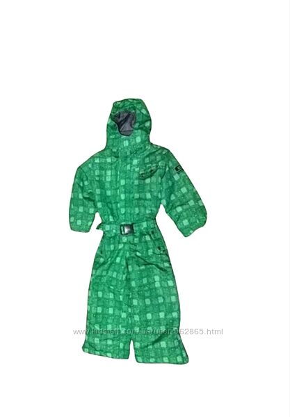 р. 104-110, яркий лыжный термо-кобинезон