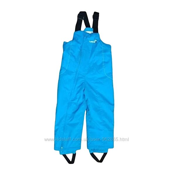 р. 98-104, теплющие зимние термо-штаны полукомбинезон Decathlon, отличные