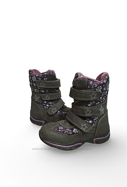 р.27, 17см, зимние термо-ботинки