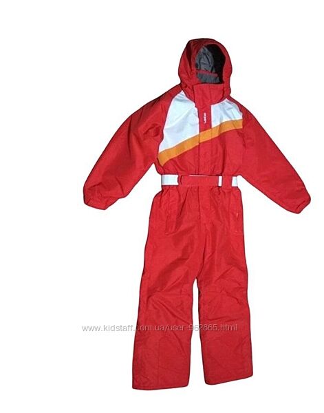 р.134-145, Decathlon на флисе лыжный термо-комбинезон 