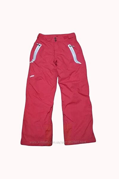 р.146-152, Decathlon теплые лыжные термо-штаны 