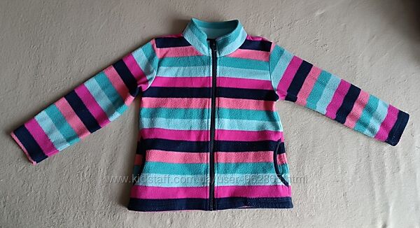 р.110-116, теплая флисовая кофта 