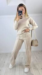 Жіночий теплий костюм із щільної ангори різні кольори 42-60 розміри