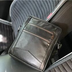 Чоловіча сумка через плече із натуральної шкіри