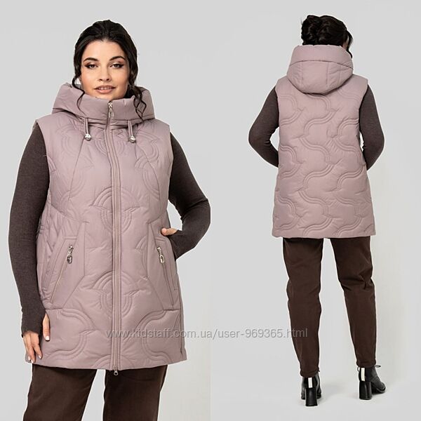 Жіночий жилет Дана, тинсулейт. Розміри вiд 50 до 60